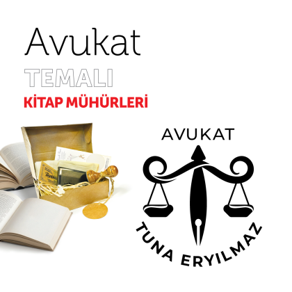 Terazili Avukat Kitap Mührü / MMAVK-003