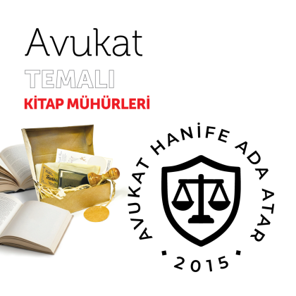 Adalet Terazisi Avukat Kitap Mührü / MMAVK-006