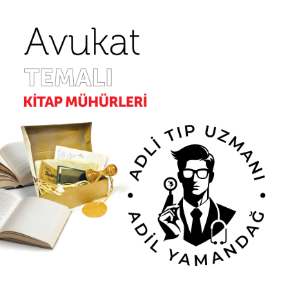 Adli Tıp Uzmanı Kitap Mührü / MMAVK-022