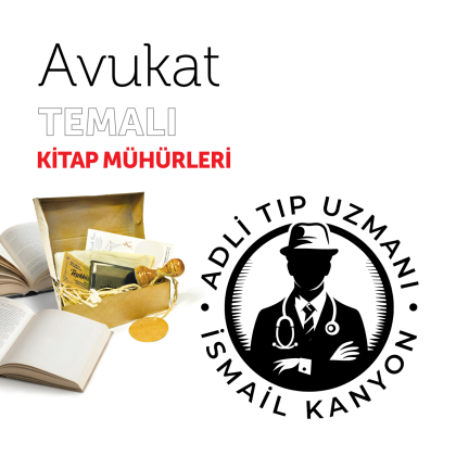Adli Tıp Uzmanı Kitap Mührü / MMAVK-023