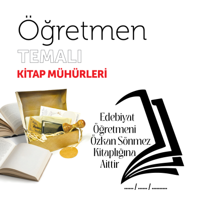 Edebiyat Öğretmeni Kitap Mührü / MMOGR-011