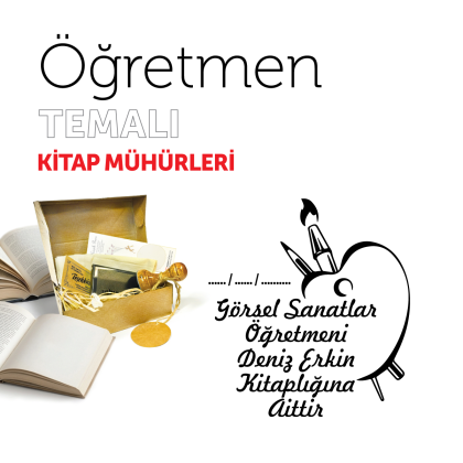 Görsel Sanatlar Öğretmeni Kitap Mührü / MMOGR-024
