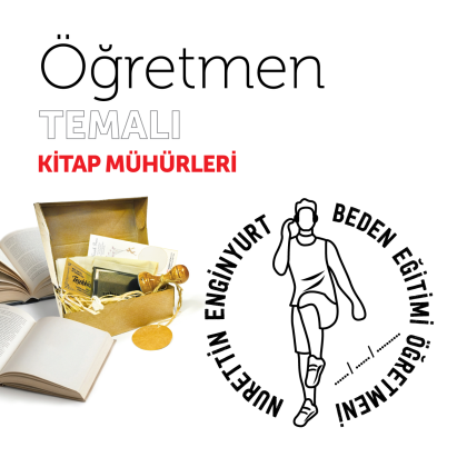 Beden Eğitimi Öğretmeni Kitap Mührü / MMOGR-034