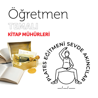 Plates Eğitmeni Kitap Mührü / MMOGR-036