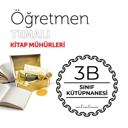 Sınıf Kütüphanesi Öğretmen Kitap Mührü / MMOGR-039