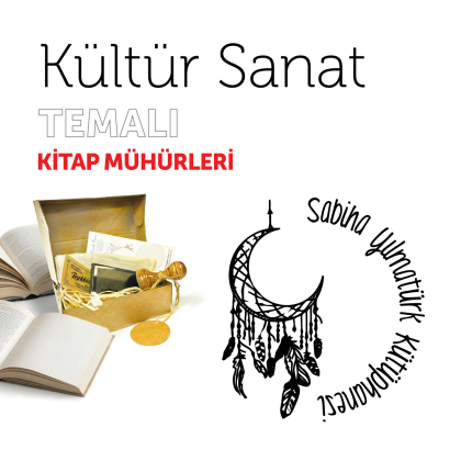 Hilal Kültür Sanat Kitap Mührü / MMSAN-006