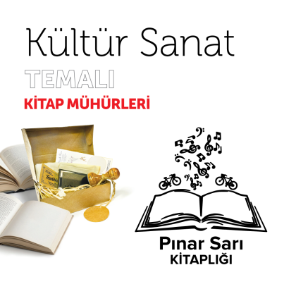 Notalı Kültür Sanat Kitap Mührü / MMSAN-012