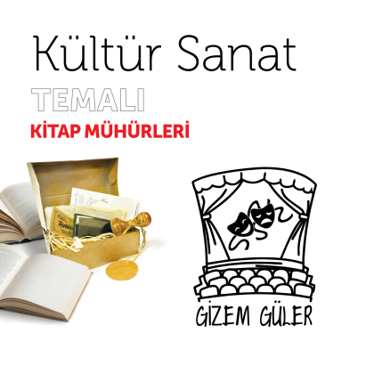 Tiyatro Sahnesi Kültür Sanat Kitap Mührü / MMSAN-013