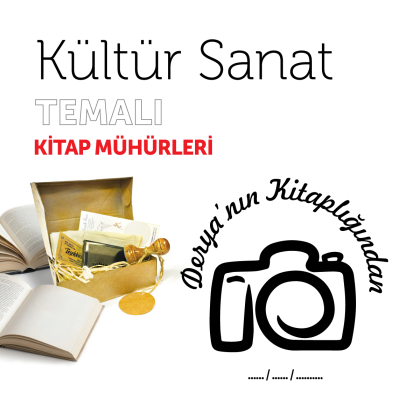 Fotoğraf Makinesi Kültür Sanat Kitap Mührü / MMSAN-017