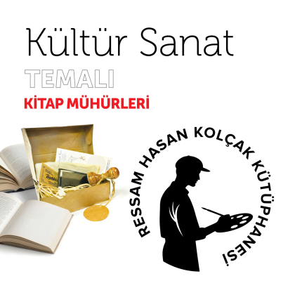 Ressam Kültür Sanat Kitap Mührü / MMSAN-025
