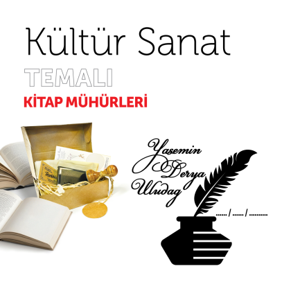 Yazar Kültür Sanat Kitap Mührü / MMSAN-028