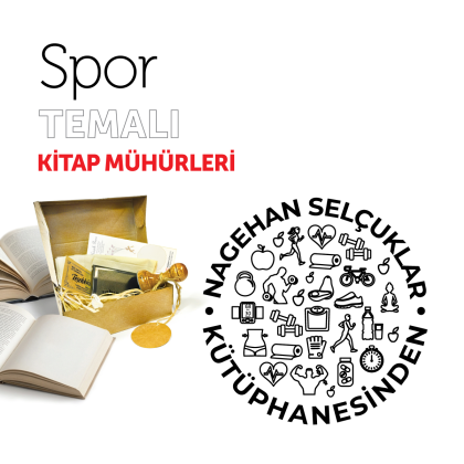 Sağlıklı Yaşam Spor Kitap Mührü / MMSPOR-001
