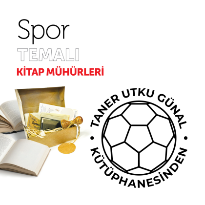 Hentbol Topu Spor Kitap Mührü / MMSPOR-005