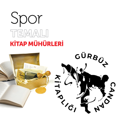 Kareteci Spor Kitap Mührü / MMSPOR-024
